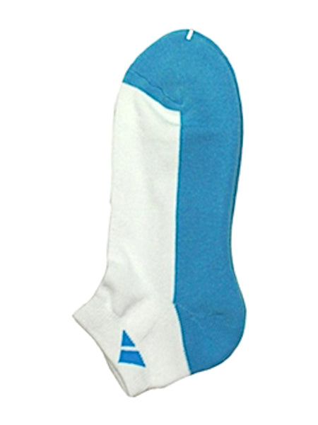 Cushioned two-tone sports ankle socks