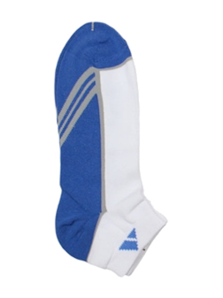 Cushion-sole two-tone sports ankle socks