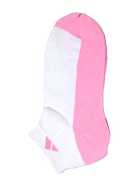 Cushioned two-tone sports ankle socks