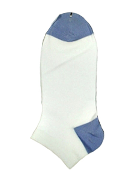 Two-tone sports ankle socks