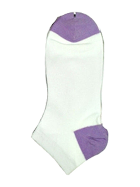 Two-tone sports ankle socks