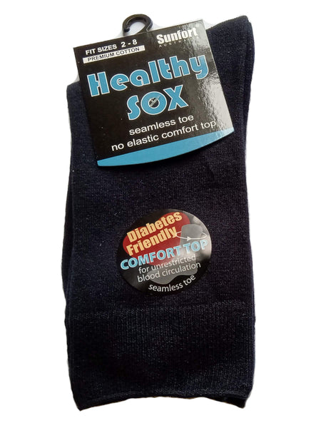 Mid-calf Healthy Sox, no elastic tops