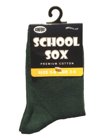 Kids crew socks, GREEN