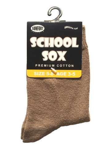 Childrens brown socks store