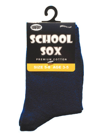 Kids crew socks, NAVY