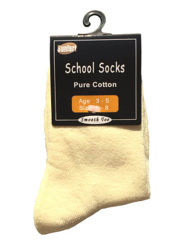 Kids crew socks, YELLOW